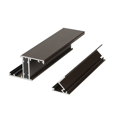 Durable Black Extruded Aluminum Profiles Image
