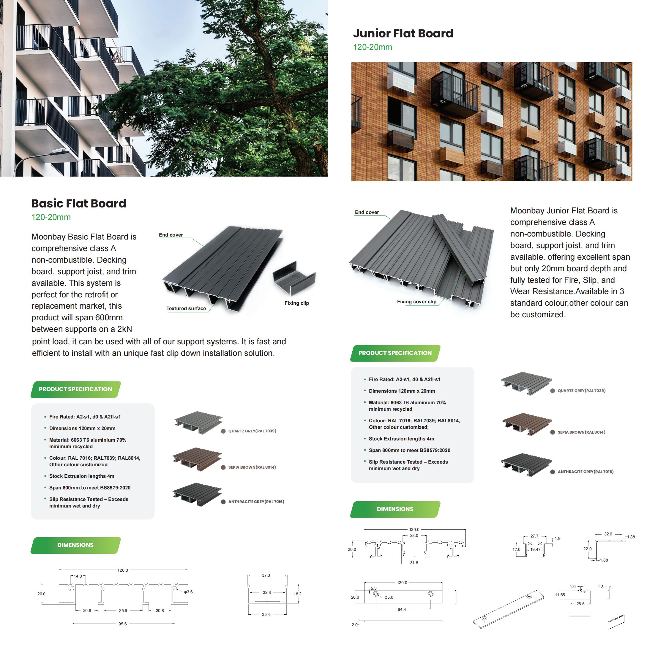 anti-slip aluminium floor panels for outdoor use