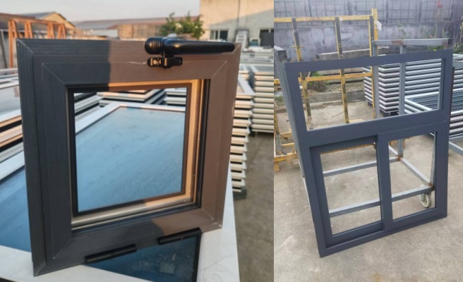 Aluminium framed windows and doors