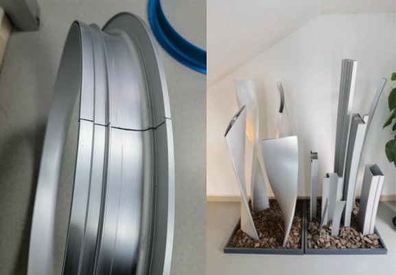 curved aluminum extrusions