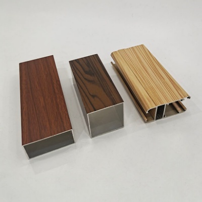 Wood grain aluminum profiles Wood grain aluminum profiles