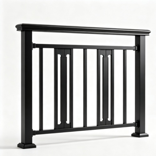 Architectural grade aluminum fence panel dimension drawing with reinforced rail detail and wind load calculation notes Architectural grade aluminum fence panel dimension drawing with reinforced rail detail and wind load calculation notes