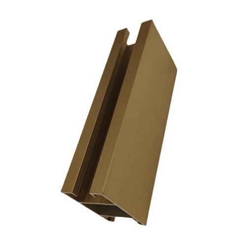 Anodised aluminium window profile cross-section showing anodized layer thickness Anodised aluminium window profile cross-section showing anodized layer thickness