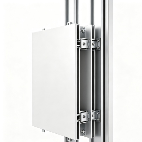Aluminium curtain wall panel system with mullion, transom, and spandrel panel detail Aluminium curtain wall panel system with mullion, transom, and spandrel panel detail