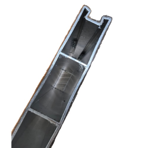 Aluminum flooring board cross-section with interlocking edge and anti-slip texture Aluminum flooring board cross-section with interlocking edge and anti-slip texture