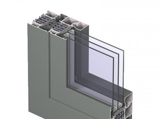 PVDF powder coating aluminium door window profile anodized t slot aluminium extrusion profile 