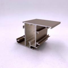 anodized silver matte aluminum extrusion