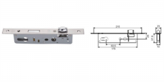 aluminium lock hardware series