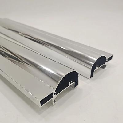 Source Factory Customized Decorative Aluminum Channel Profile Polishing Shower Room Mirror Polished Aluminum Profile 