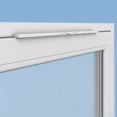 slim uPVC window trickle vent in white finish