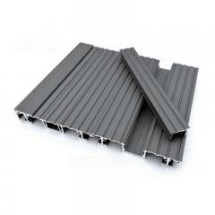 modular aluminium decking system with joists installation