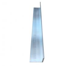 Custom length aluminium L angle extrusion cut to exact specified dimensions ready for assembly