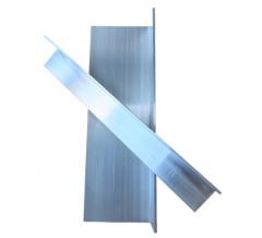 Precision aluminium right angle strip profile with tight tolerance for engineering and electronic applications