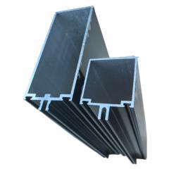Complete insulated aluminum window frame system with integrated PA66 thermal break strips and EPDM gaskets for energy-efficient residential and commercial windows