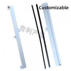 uPVC window trickle vent with adjustable shutter and insect mesh for passive airflow