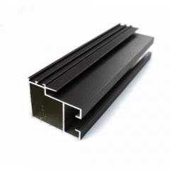 Certified aluminium window profile with quality compliance documentation and test report