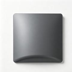 Double curved aluminium panel with compound 3D geometry for architectural facade