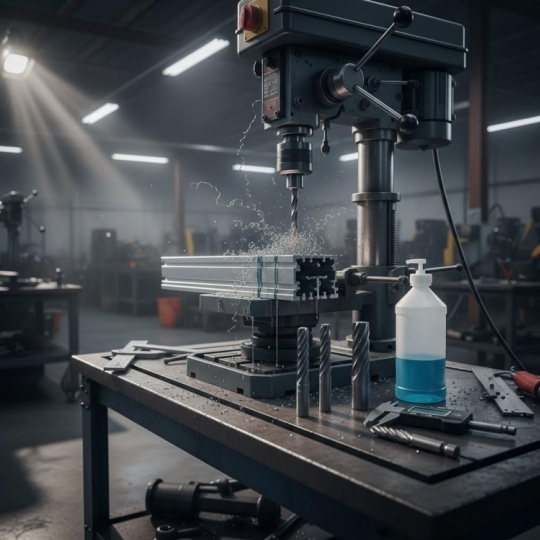 Drill And Tap Aluminum Extrusion Without Stripped Threads Or Crooked Holes