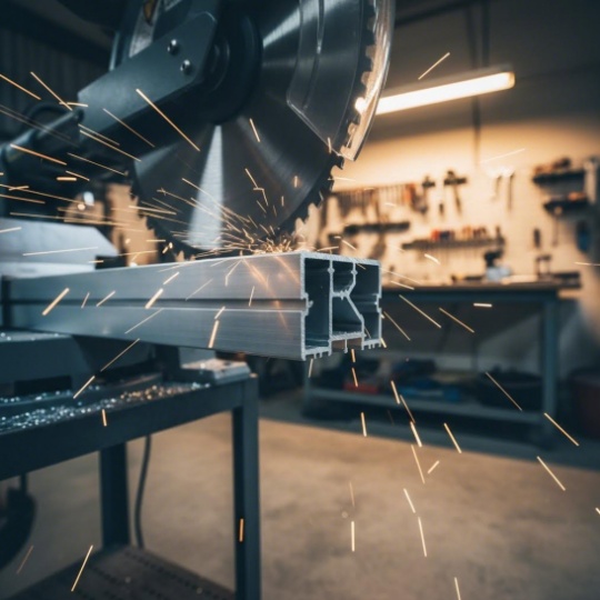 Cutting Aluminum Extrusion Without Burrs: The Clean Edge Method