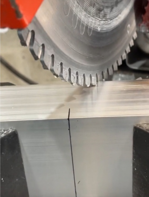 Precision Aluminium Profile Cutting Showcase